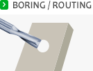 BORING / ROUTING